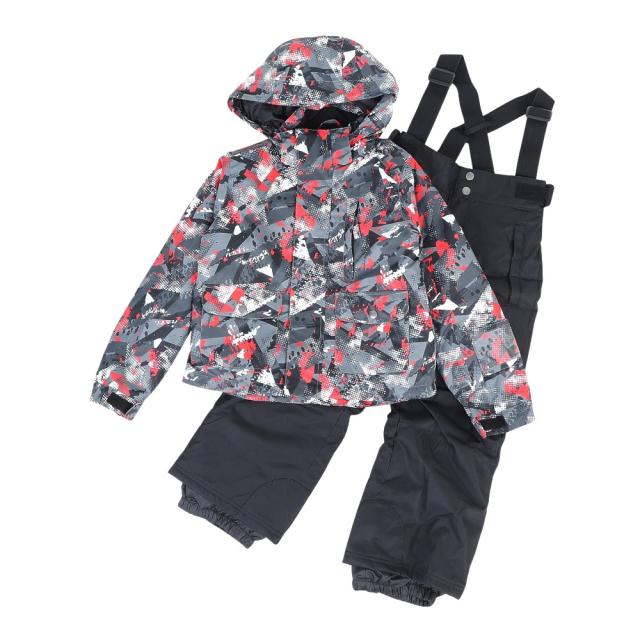 GS-9(GS-9)ジュニア スキーウェア スーツ 上下セット クラッシュスーツ 321NN2HHM0040 BK/RD ブラ…の通販は 7,980円