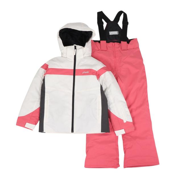 フェニックス(PHENIX)ジュニア カーブラインスリーブス ツーピース 上下セット ESG242P93 WHITE(Jr)の通販は 18,744円