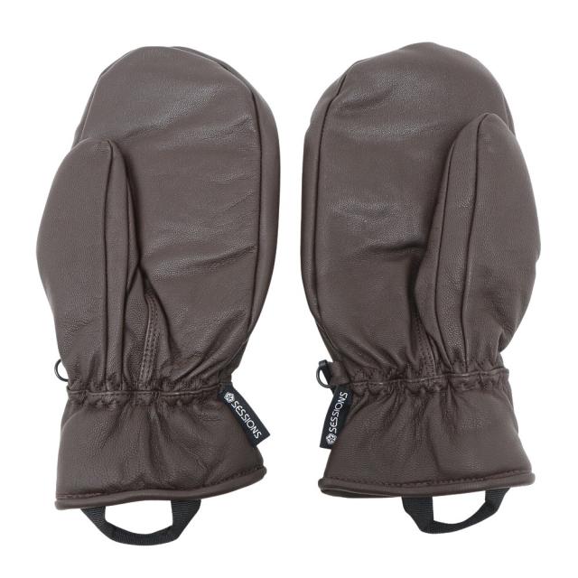 セッションズ(SESSIONS)スキー スノーボード 手袋 ALL LEATHER ミトン 2220221 BRN(Men’s) ウィンターグローブ