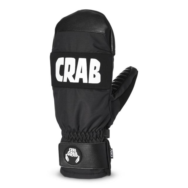 クラブグラブ(CRABGRAB)グローブ ミトン スノーボード 23-24 PUNCH MITTEN BLK サイズS(Men…