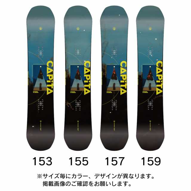 キャピタ(CAPITA)24-25モデル スノーボード板 25 D.O.A WIDE 1241106(Men’s)