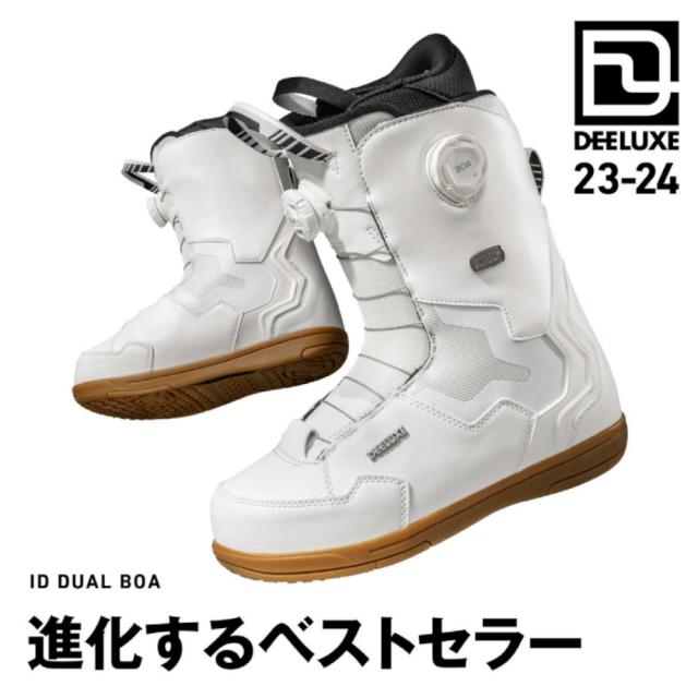 ID DUAL BOA ホワイト スノーボードブーツ 23.0 ID DUAL BOA / CPI STORE