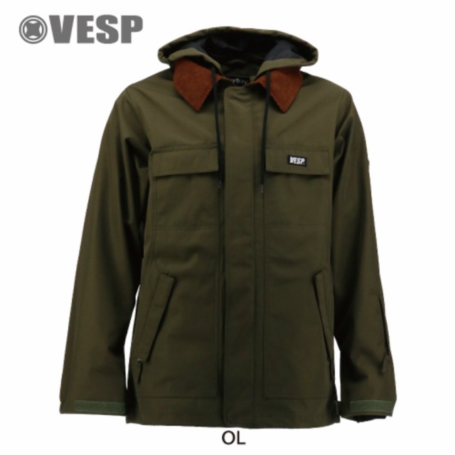 ベスプ(VESP)スノーボード ウェア ジャケット Twoway Work Shirts Jacket VPMJ1043OL(… ウィンターウェア