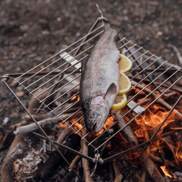 ウルフ＆グリズリー焚き火台 中古品 30%OFF】ウルフアンドグリズリー