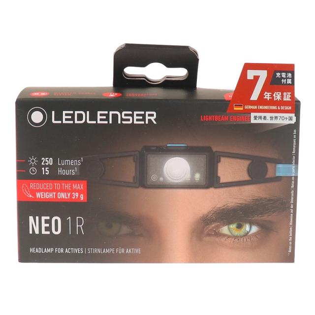 レッドレンザー(LED LENSER)LED ヘッドライト 充電式 43111 NEO1R BlackBlue アウトドア 防…
