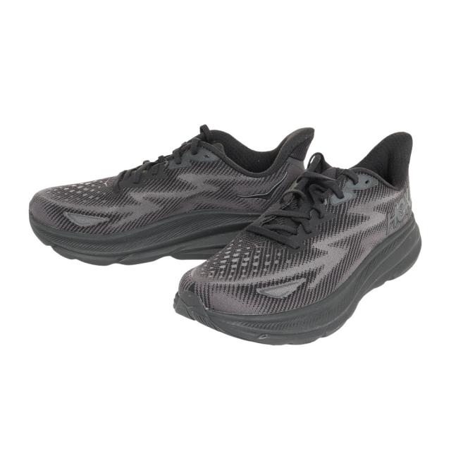 ホカ(HOKA)ランニングシューズ Clifton 9 クリフトン9 レギュラー ブラック 1127895-BBLC スニーカ…の通販は