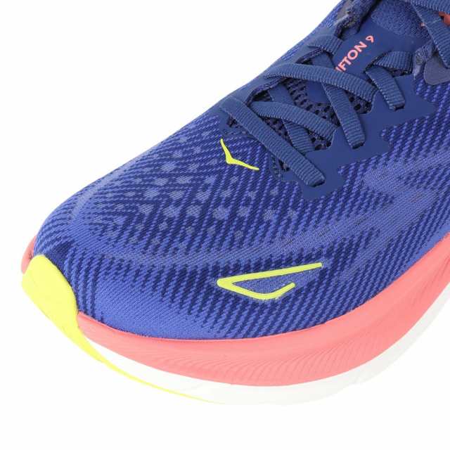 ホカ(HOKA)ランニングシューズ ジョギングシューズ クリフトン9 Wide 1132211-EVN(Lady’s)