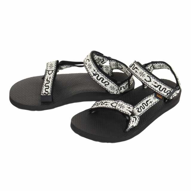 テバ(Teva)サンダル レディース オリジナル ユニバーサル ブラック ホワイト 1003987-BWBLC ストラップサン…の通販は