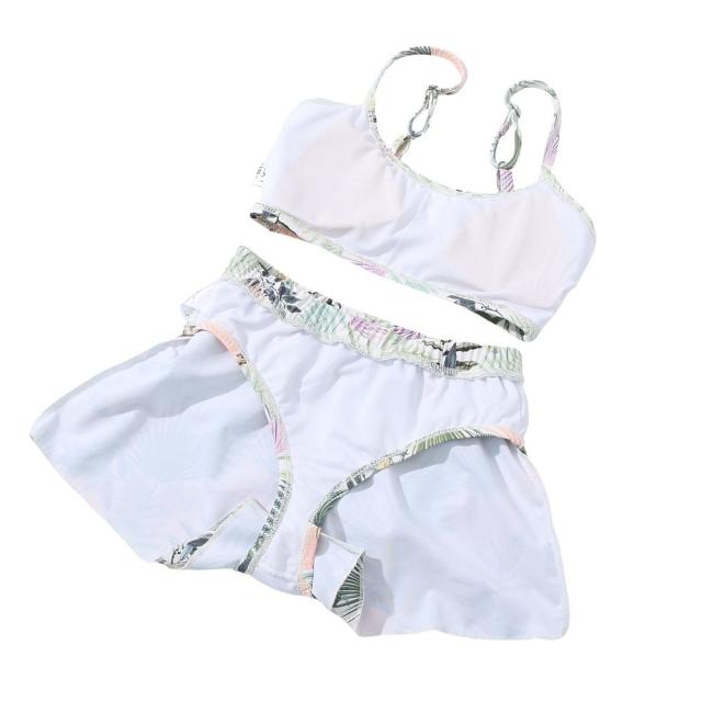 ロキシー(ROXY)ジュニア キッズ 水着 3点セット 半袖 ラッシュT