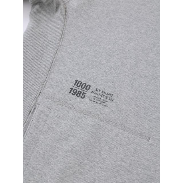 ニューバランス(new balance)裏起毛 1000 スウェットフーディ グレー オーバーサイズフィット AMT25022…の通販は