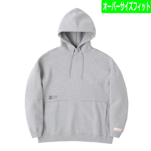 ニューバランス(new balance)裏起毛 1000 スウェットフーディ グレー オーバーサイズフィット AMT25022…