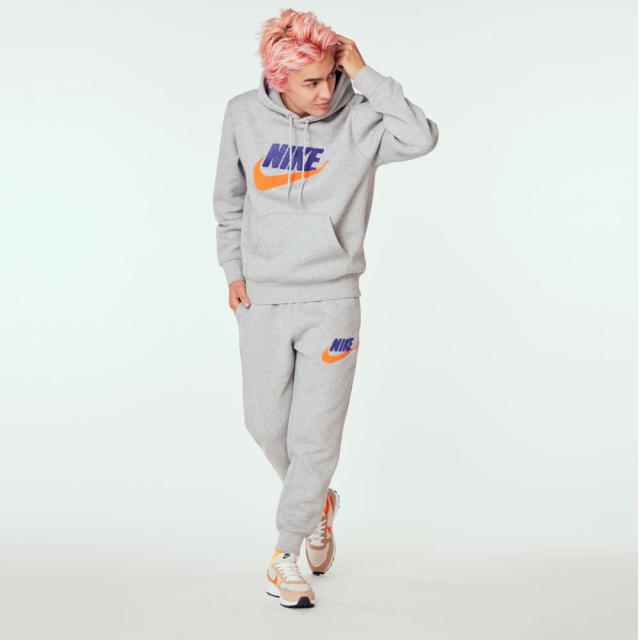 NIKEトレーナー ジョガーパンツ フリース スウェット ブルー ホワイト2XL L Nike(ナイキ） トレーナー ジョガー パンツ NIKE（ナイキ）の「NIKE