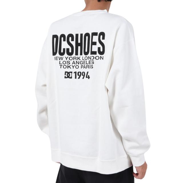 ディーシーシューズ(DC SHOES)HOT SPOTS CREW スウェットシャツ 23FWDPO234084YWHT(Me…
