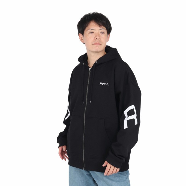 ルーカ(RVCA)FAKE RVCA フルジップ フーディーパーカー BE042044 BLK(Men’s)の通販は