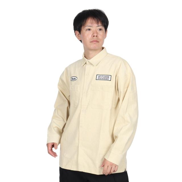 スライド(SLYDE)コーデュロイ シャツ SL24FWM-APP005BGE(Men’s)の通販は