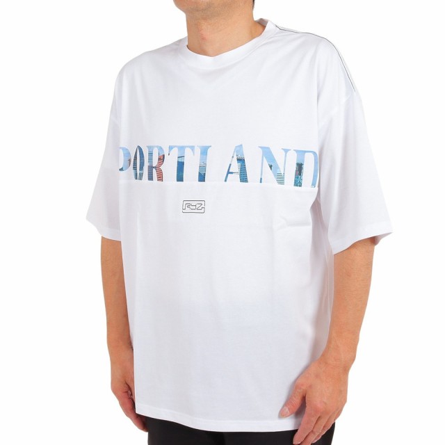 ライズ(RYZ)半袖Tシャツ メンズ PORTLAND PHOTO RZ10CD23SS0023 WHT