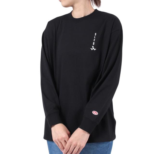 TRANSPORT 長袖パイルカットソー　ブラック/XL tspt T-ADJUST-LS-T1 長袖Tシャツ｜ブラック｜メンズ｜DIESEL