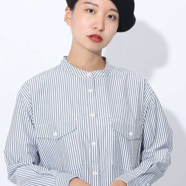 エルケクス(ELKEX)長袖 シャツワンピース EKL3SP1001 NVY(Lady's)