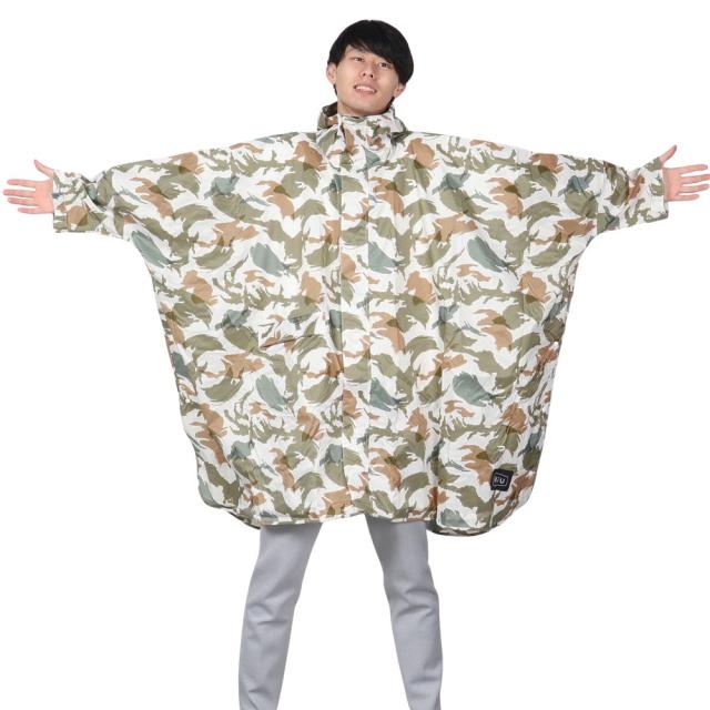 キウ(Kiu)レインコート ニュースタンダード レインポンチョ K163-260-R ブラッシュカモフラ 収納袋付 防水ラミネ…の通販は キウ(Kiu)レインコート ニュースタンダード レインポンチョ K163-260-R ブラッシュカモフラ 収納袋付 防水ラミネ…の通販は