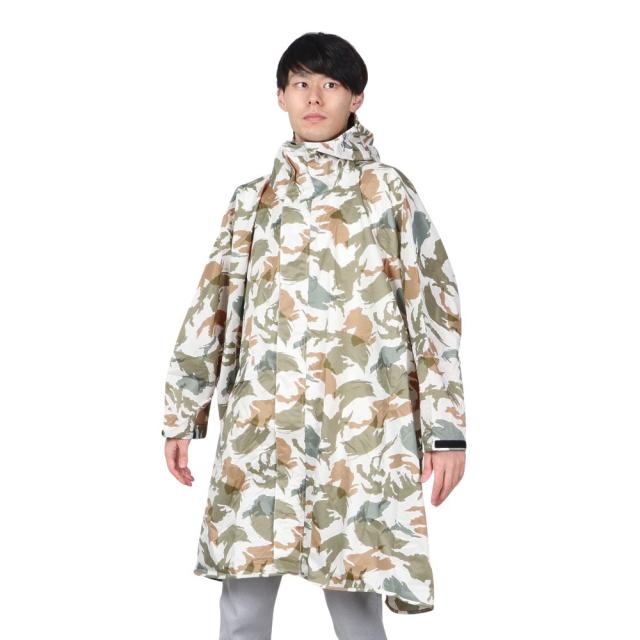 キウ(Kiu)レインコート ニュースタンダード レインポンチョ K163-260-R ブラッシュカモフラ 収納袋付 防水ラミネ…の通販は 4,910円