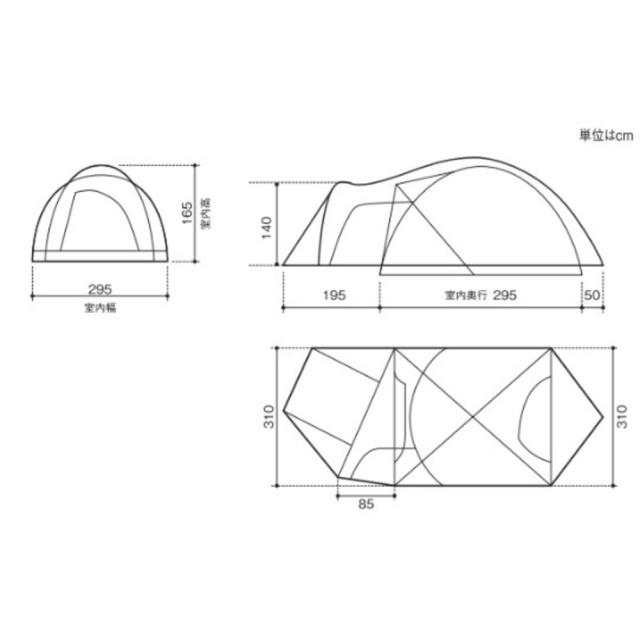 スノーピーク(snow peak)テント キャンプ ドームテント スノーピーク(snow peak)テント キャンプ ドームテント