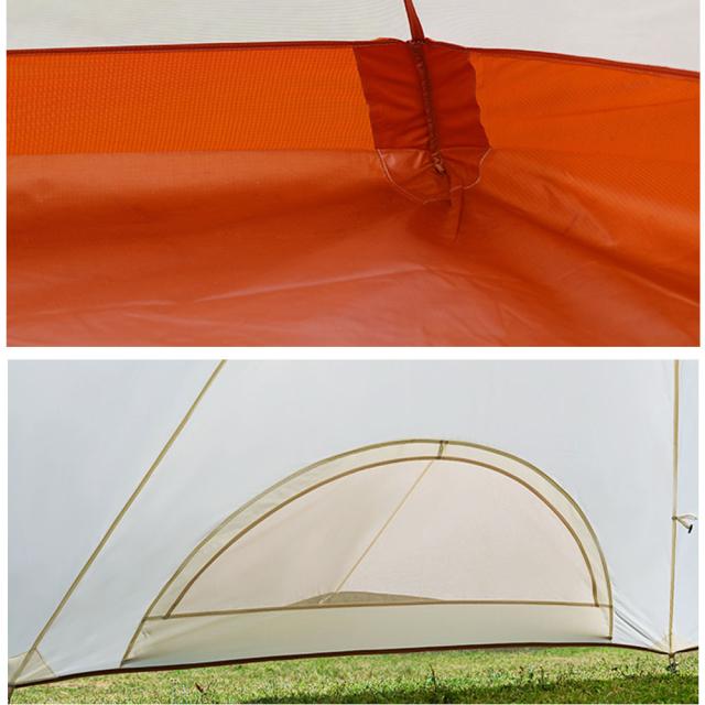 タンシャンゼ（TAN XIAN ZHE） テント マウンテンハット4 TXZ-1128 WH