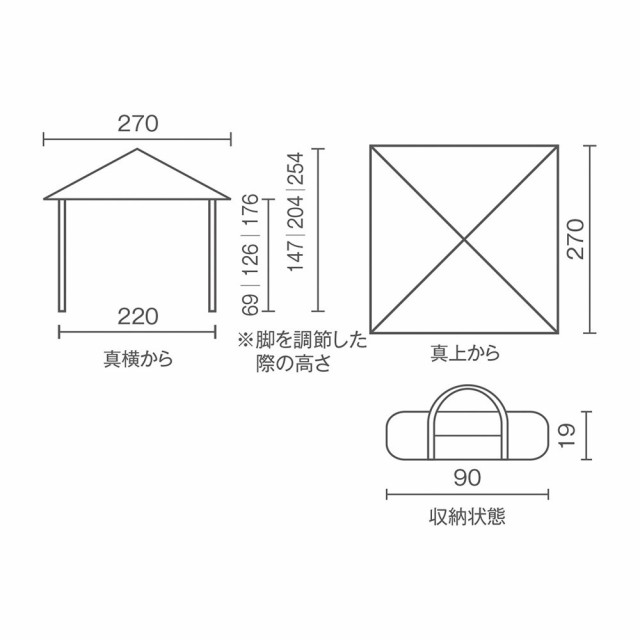 コールマン(Coleman)開くだけ 簡単設営 タープテント インスタントバイザーシェード2 M+ 2000038823 コン…の通販はau PAY  マーケット - Victoria L-Breath | au PAY マーケット－通販サイト