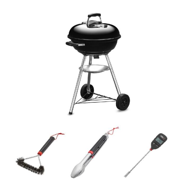 ウェーバー(WEBER)バーベキューグリル BBQ キャンプ 47CM COMPACT スターターセット 1501363の通販は