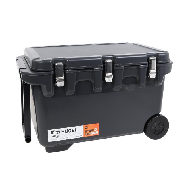 FROM JAPAN公式 ヒューゲル(HUGEL)真空断熱クーラーボックス 60L VITC-60 CGRY