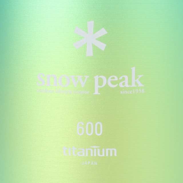 スノーピーク(snow peak)水筒 タンブラー リサイクルチタン オーロラ