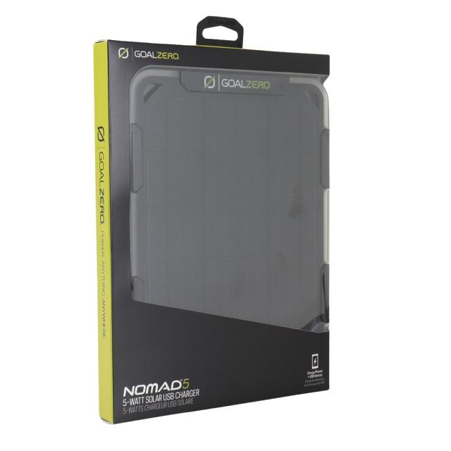 Goal Zero NOMAD 5 ソーラーパネル 小型 軽量 11500 BT204 : Goal Zero Nomad 5 Solar Panel, Small, Lightweight