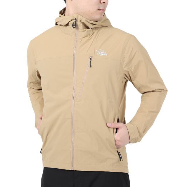POLEWARDSアウター コーデュラ フレックス ジャケット PW2PJN07 BEG ベージュ 高耐久 撥水 軽量(Men…の通販は