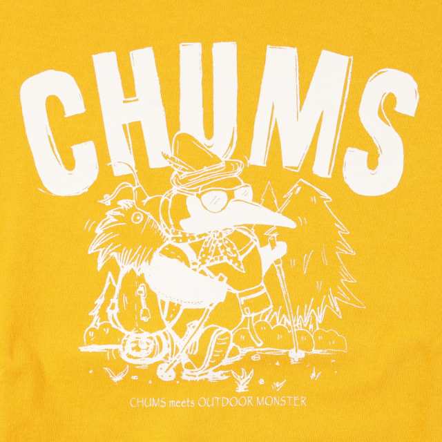 チャムス Chums 東北限定 Chumsxアウトドアモンスター ブービーズtシャツ Ch01 1445 Y001 Yellow Men S の通販はau Pay マーケット Victoria L Breath