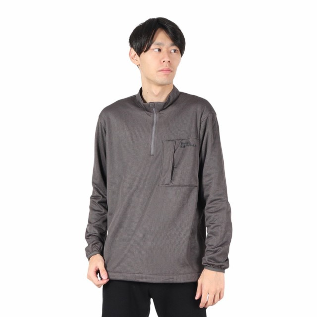 ジャックウルフスキン(JackWolfskin)テックフレックス ワームハーフジップ A63215-6945(Men’s)