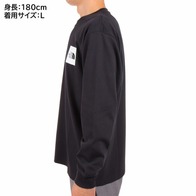 ノースフェイス(THE NORTH FACE)スクエアロゴ長袖Tシャツ NT82136 K2