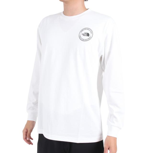 ザ・ノース・フェイス(THE NORTH FACE)長袖Tシャツ ロンT シンプル ロゴ NT82336X W ホワイト(Me…の通販は