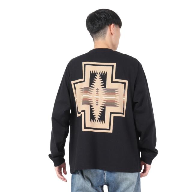 ペンドルトン(PENDLETON)長袖Tシャツ ロンT バックプリント 19807029 BLK(Men’s)の通販は