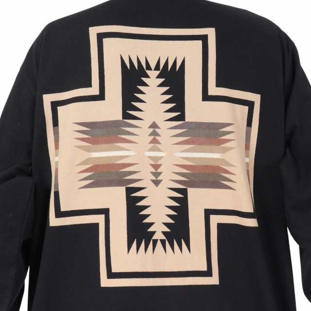 ペンドルトン(PENDLETON)長袖Tシャツ ロンT バックプリント 19807029 BLK(Men’s)の通販は