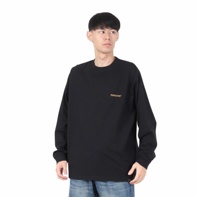 ペンドルトン(PENDLETON)長袖Tシャツ ロンT バックプリント 19807029 BLK(Men’s)の通販はインナー