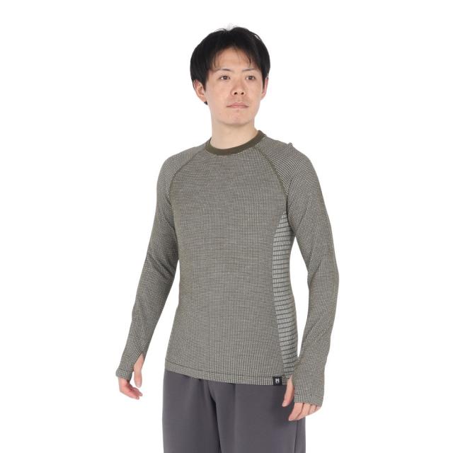 ミレー(Millet)クルーネック フリース ワッフル ウール クルー MIV01905-N8781(Men’s)