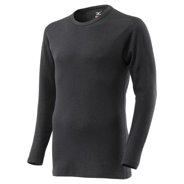ミズノ(MIZUNO)長袖アンダーシャツ ブレスサーモアンダーウエア 厚手ウール for 極寒 クルーネック長袖シャツ C2J…の通販は 7,387円