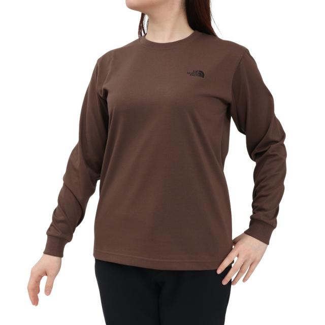 ザ・ノース・フェイス(THE NORTH FACE)長袖Tシャツ バックスクエアロゴ NTW32442 SK(Lady’s)