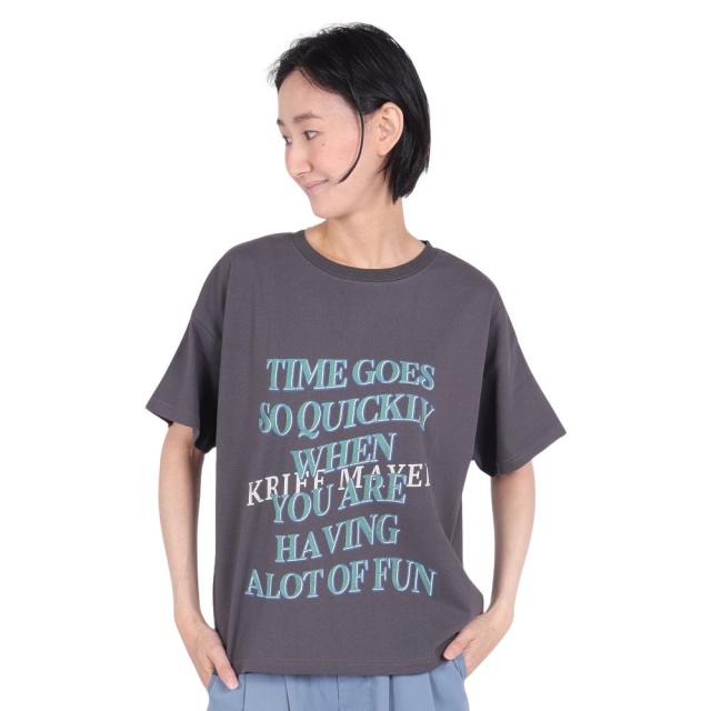 クリフ メイヤー KRIFF MAYER ウェットプロテクトゆるT(SEA) （MULTI-COL） -ファッション通販 FASHION WALKER [クリフメイヤー] Tシャツ ウェットプロテクト ゆる ラビット レディース