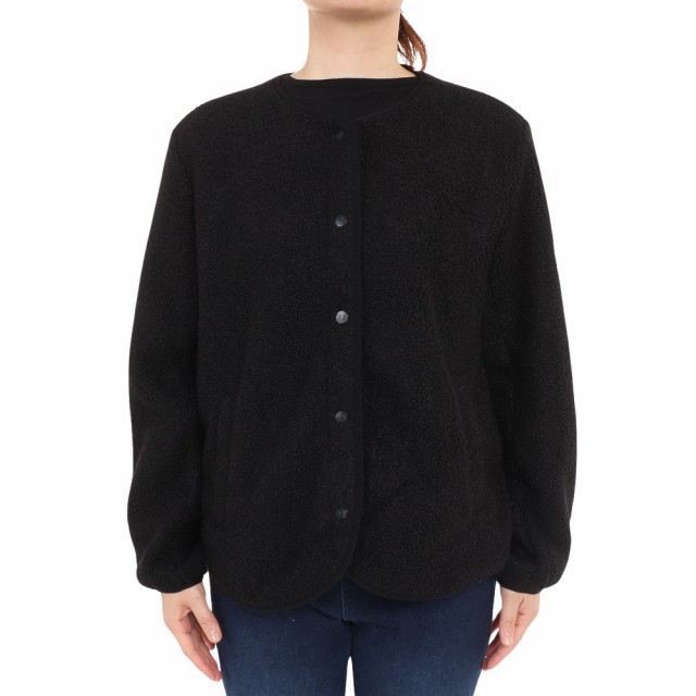 エーグル(AIGLE)ジャケット アウター シェルパフリースカーディガン ZSFAN26-003 ブラック(Lady’s)の通販は