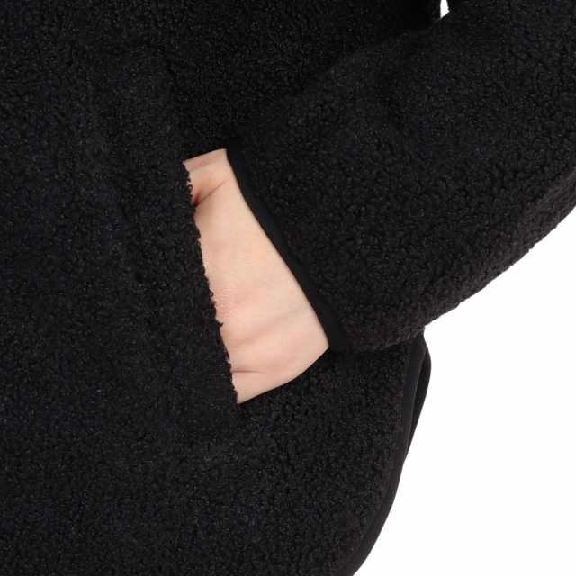 エーグル(AIGLE)ジャケット アウター シェルパフリースカーディガン ZSFAN26-003 ブラック(Lady’s)の通販は