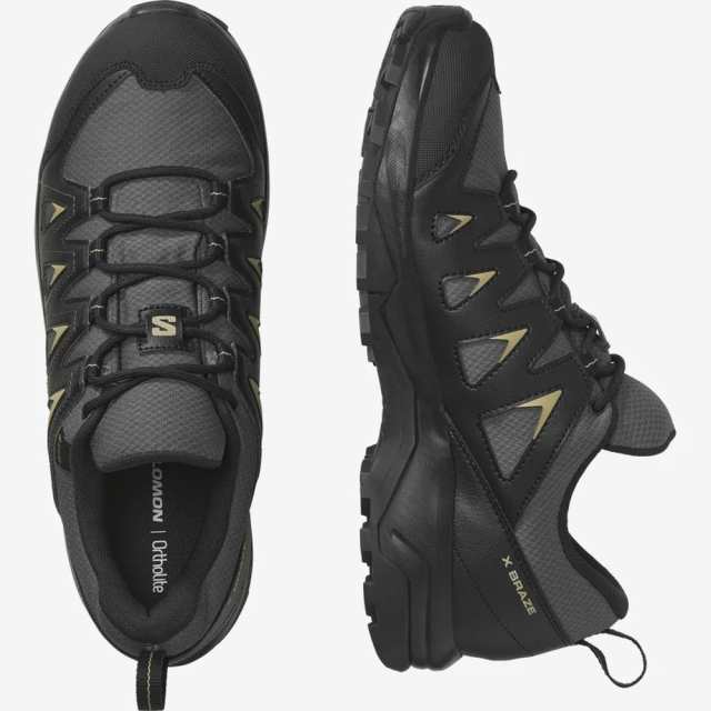 サロモン(SALOMON)トレッキングシューズ ローカット 登山靴 防水 X