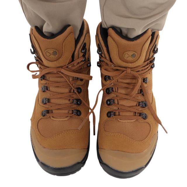 キャラバン(Caravan)ゴアテックス トレッキングシューズ ハイカット 登山靴 C1 02S 0010106340 キャメ…の通販は