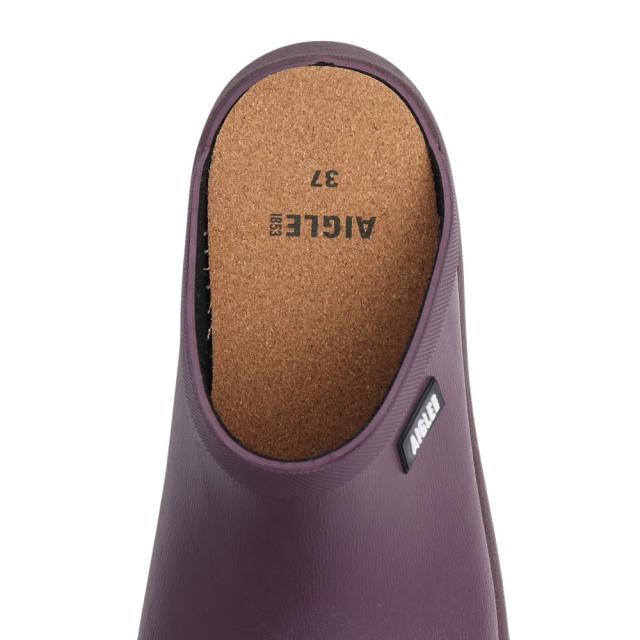 AIGLE　エーグル　クロッグサンダル　パープル　紫　37 エーグル AIGLE コーレイ クロッグ （パープル） - ファッション