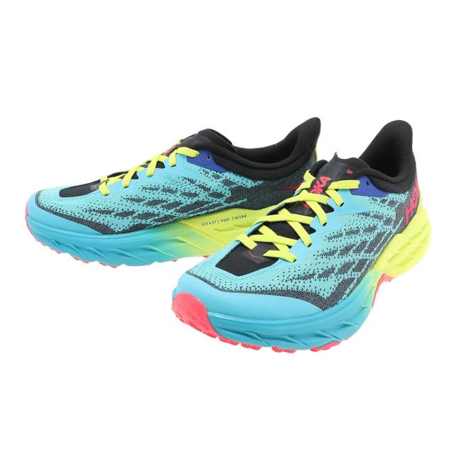 ホカ(HOKA)ランニングシューズ スピードゴート 5 ライトブルー 1123157SBBK スニーカー トレイルラン 厚底…の通販はau