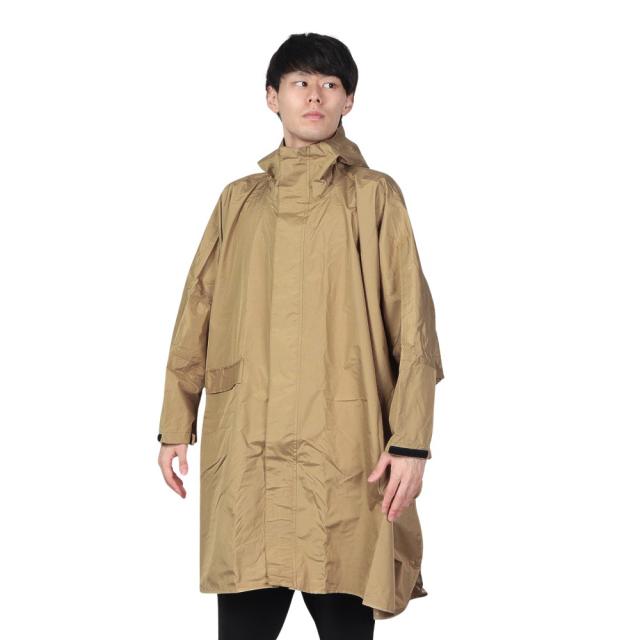 キウ(Kiu)レインコート ニュースタンダード レインポンチョ K163-911-R ベージュ 収納袋付 防水ラミネート加工(…の通販は 4,805円